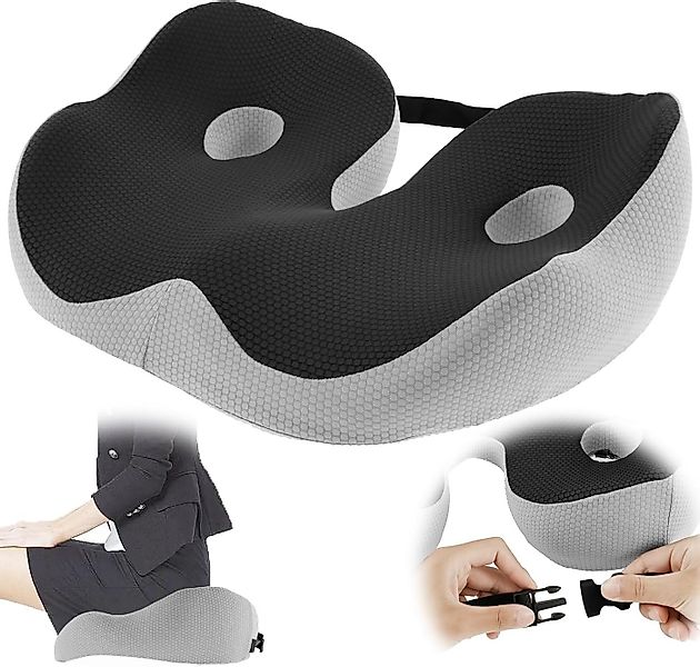 Toomoke Sitzkissen Ergonomisches Sitzkissen,Sitzkissen Orthopädisch,Rückenk günstig online kaufen