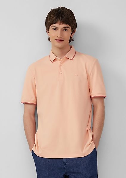 s.Oliver Kurzarmshirt Sportives Piqué-Poloshirt mit Kontrast-Details günstig online kaufen