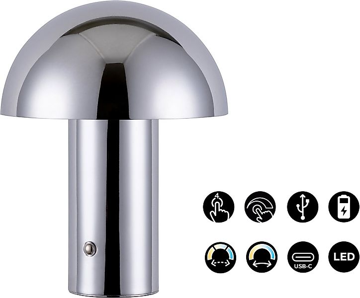 s.Oliver LED Tischleuchte Hillu, Dimmer, Dimmfunktion, Ein-/Ausschalter, US günstig online kaufen