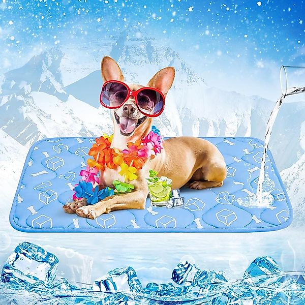 Elegear Hundematte Selbstkühlende Hundematte, Kühlmatte Entfärbung günstig online kaufen