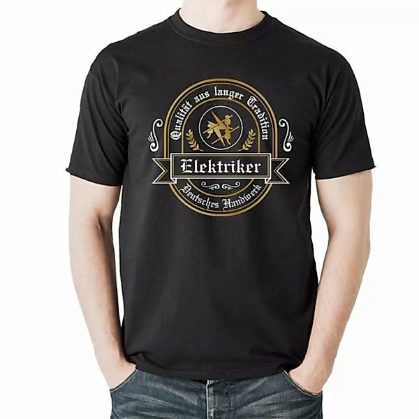 Lasernauten Print-Shirt T-Shirt Elektriker Qualität aus Tradition Zünfte Zu günstig online kaufen