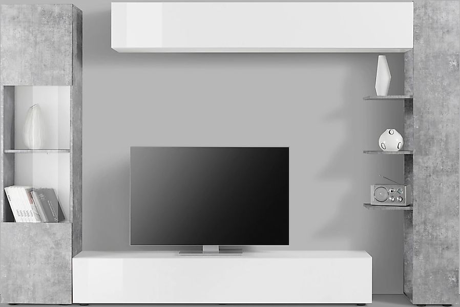 INOSIGN Wohnwand "Sorano" Set, 4 Stk. tlg. günstig online kaufen