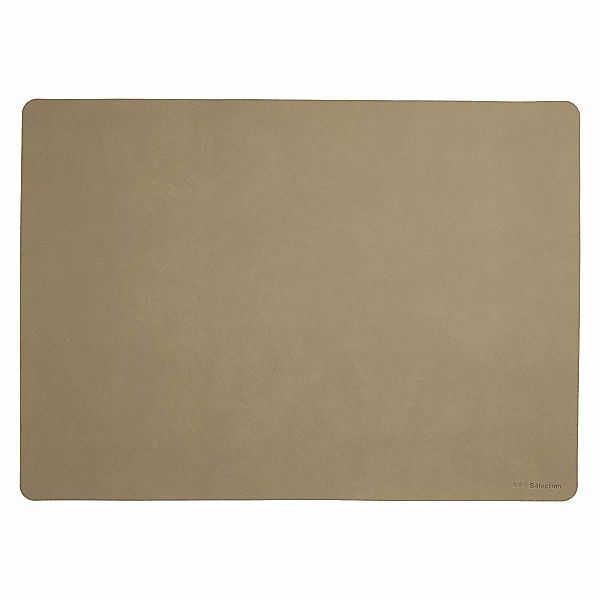 ASA Tischsets Tischset soft leather sandstone 46 x 33 cm (braun) günstig online kaufen