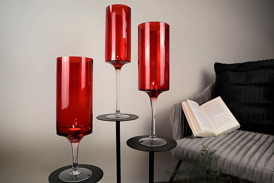 AM Design Windlicht "Stumpenkerzenhalter", (1 St.), Kerzenhalter aus Glas, günstig online kaufen