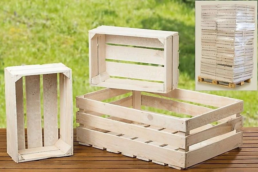 Boltze Schränke & Regale Porto Obstkiste Box weiss 37 cm (weiss) günstig online kaufen