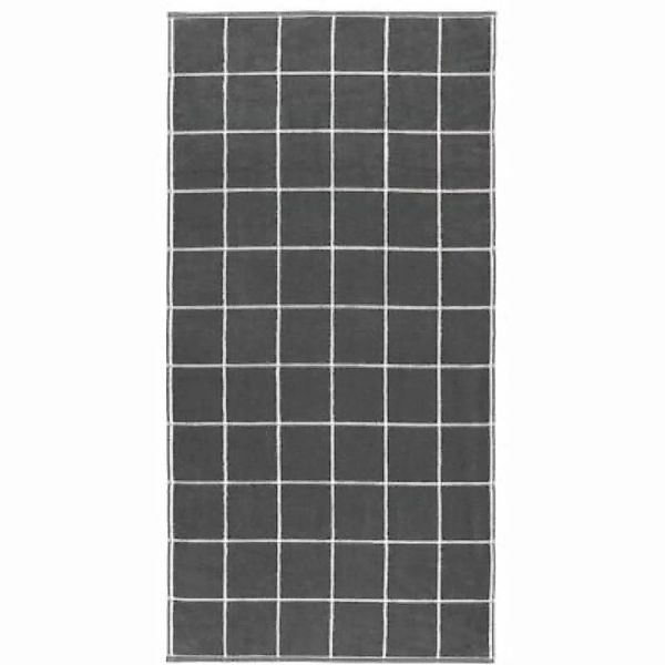 Ross Handtücher Überkaro 9032 anthrazit - 86 Handtücher grau Gr. 50 x 100 günstig online kaufen