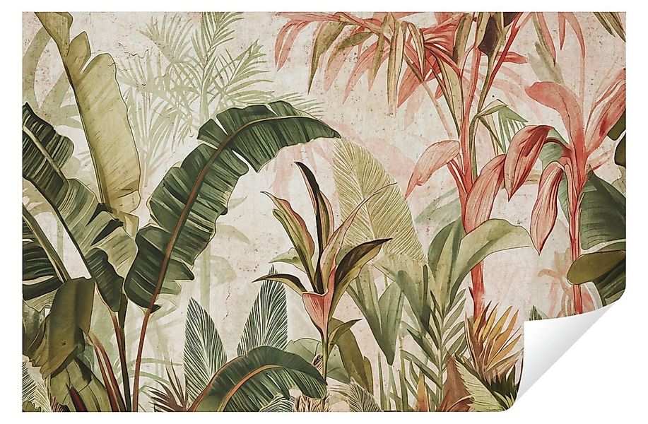 Wallarena Fototapete Dschungel Blätter Vlies Tapete Wohnzimmer Schlafzimmer günstig online kaufen
