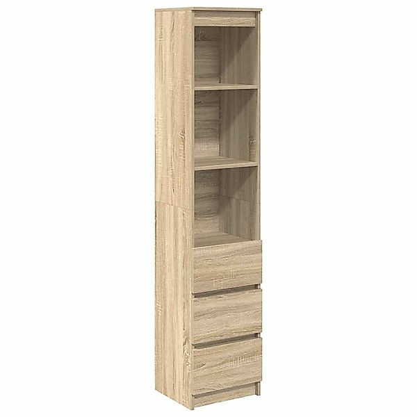 vidaXL Highboard Highboard Sonoma-Eiche 37,5x35x180 cm günstig online kaufen