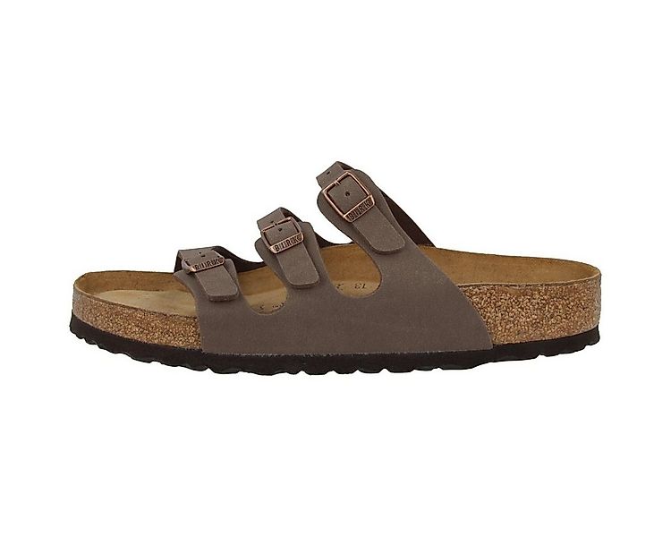 Birkenstock Florida SFB Birko-Flor Nubuk Weichbettung Damen Pantolette Haus günstig online kaufen