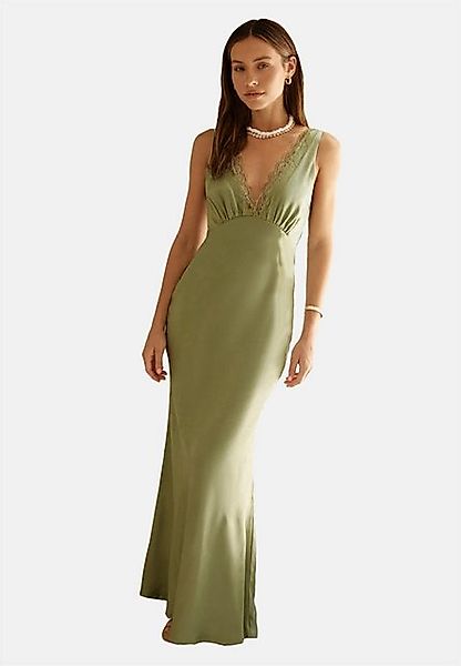 Moda Minx Jerseykleid Ella Long Dress mit wunderschönem Spitzenbesatz an de günstig online kaufen