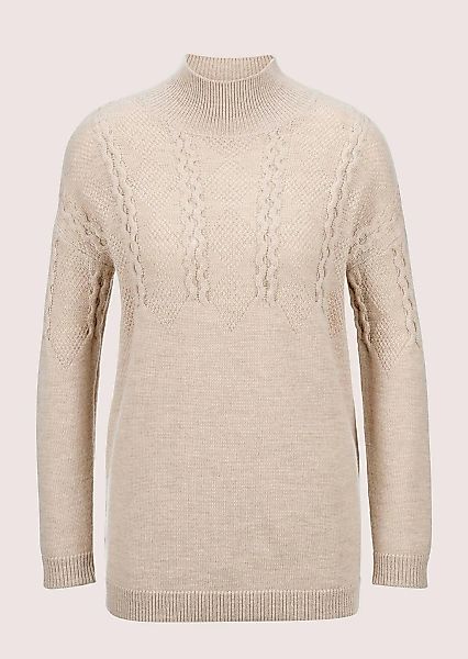 MADELEINE Longpullover "Pullover Stehkragen-Pullover aus Schurwolle" günstig online kaufen