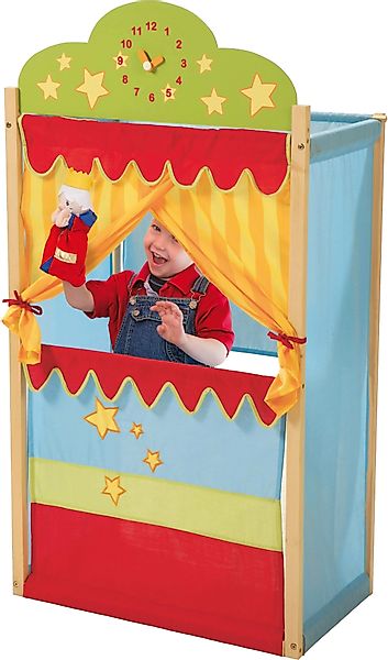 roba® mit Holzgestell Kasperletheater (Puppentheater, Stand-Kaspertheater, günstig online kaufen