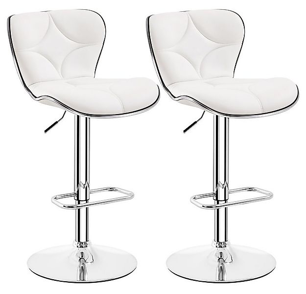 Yaheetech Barhocker (2er), Höhenverstellbare Barstühle Sitzhöhe 61 cm - 82, günstig online kaufen