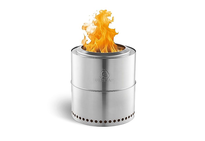 BURNHARD® Feuerschale, Edelstahl 36 cm, inkl. Aufbewahrungstasche, Feuerton günstig online kaufen