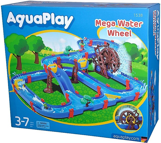 Aquaplay Wasserbahn Outdoor Spielzeug Wasserbahn MegaWaterWheel günstig online kaufen
