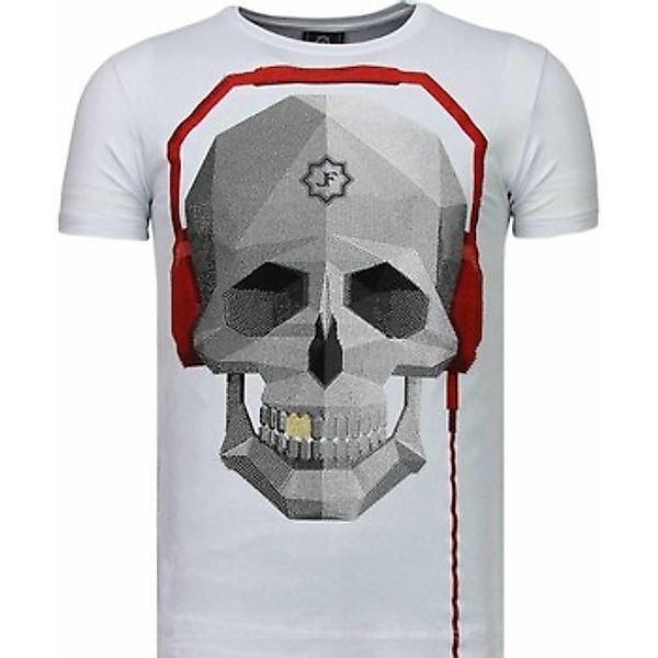 Local Fanatic  T-Shirt Skull Bring The Beat Strass günstig online kaufen