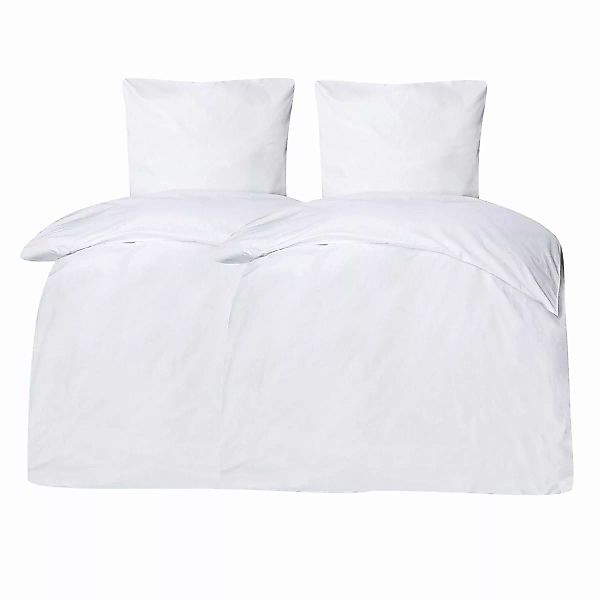 MOON - 2er Pack Hotelbettwäsche Linon aus 100% Baumwolle - Bettwäsche ca. 1 günstig online kaufen