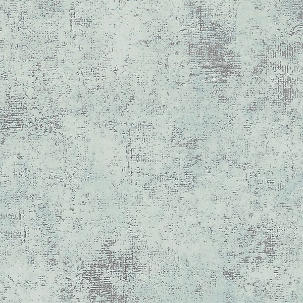 PROFHOME 388327-GU Spachtel Putz Tapete Betonoptik Metallic Mint Silber 0,5 günstig online kaufen