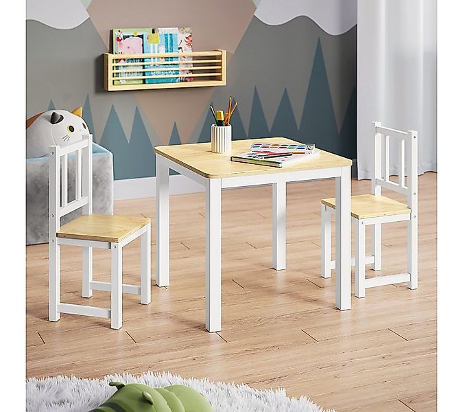 Bellabino Kindersitzgruppe Sora, (2 Stühle und 1 Tisch), Holzsitzgruppe aus günstig online kaufen