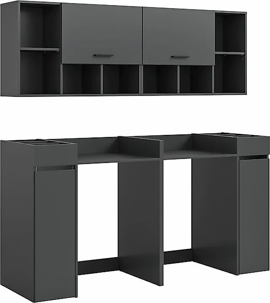 welltime Badmöbel-Set »FALAS, TOPSELLER!, 6-teilig, Hauswirtschaftsraum Set günstig online kaufen