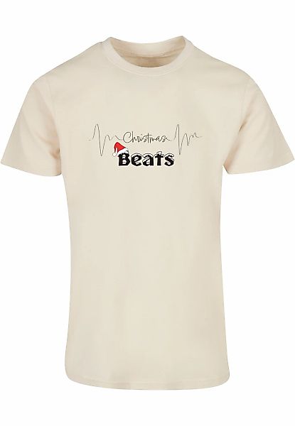 Merchcode T-Shirt "Merchcode Herren Christmas beats Basic Round Neck T-Shir günstig online kaufen