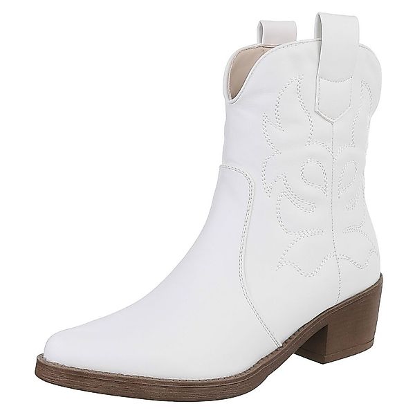 Ital-Design Modische Cowboy-Stiefel mit Verzierungen für günstig online kaufen