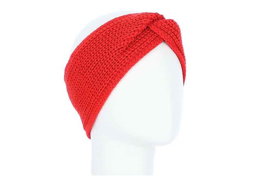 halsüberkopf Accessoires Stirnband Strickstirnband gekreuzt mit Rippe und F günstig online kaufen