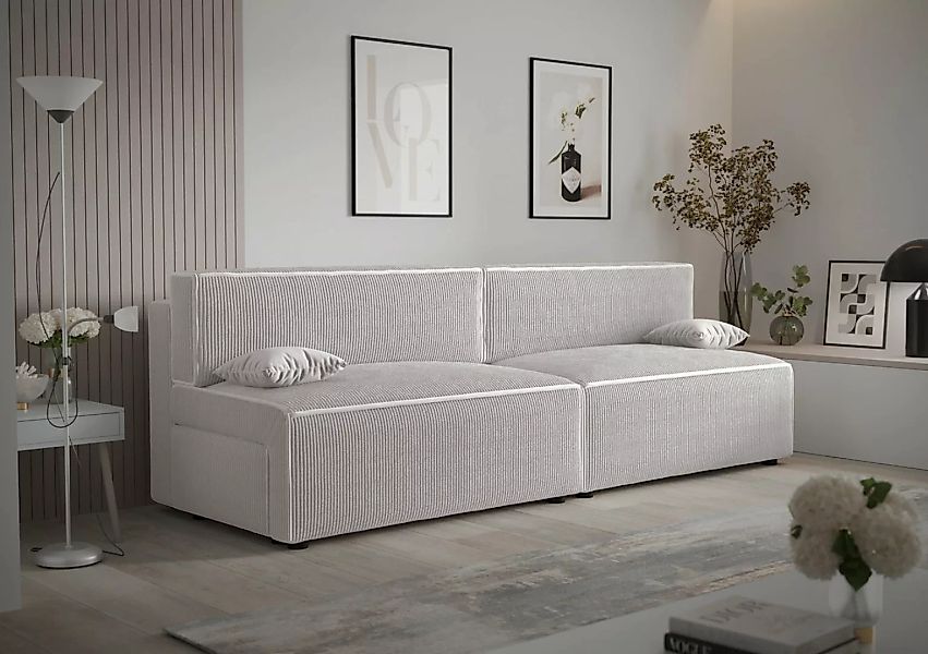 ALTDECOR Sofa MIRI-X2, Couch mit Schlaffunktion, Bettkasten, Wohnzimmer günstig online kaufen