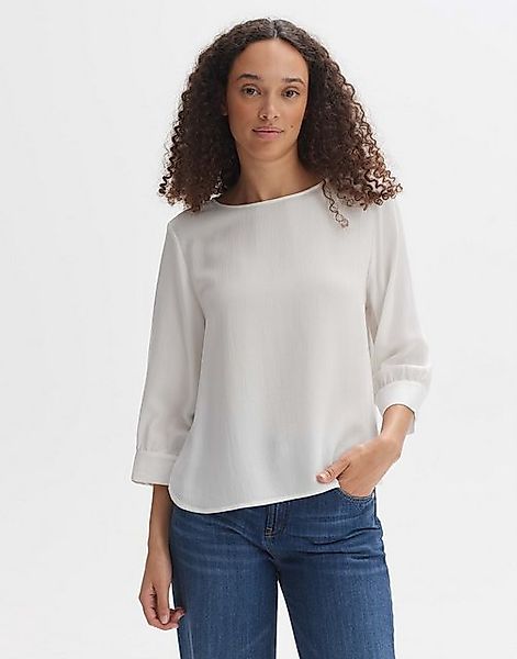 OPUS Shirtbluse Fuketa Boxy Silhouette leicht verkürzt geschnitten Webware günstig online kaufen