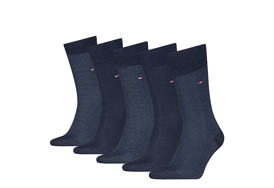 Tommy Hilfiger Socken TH MEN SOCK 5P GIFTBOX HERRINGBONE DOT (5er Pack) günstig online kaufen