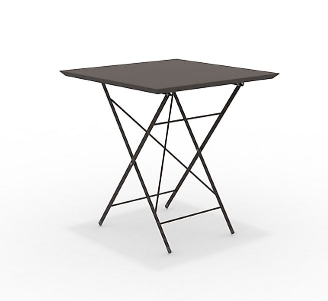 STEP - robuster Outdoortisch klappbar 70x70 cm bronze günstig online kaufen