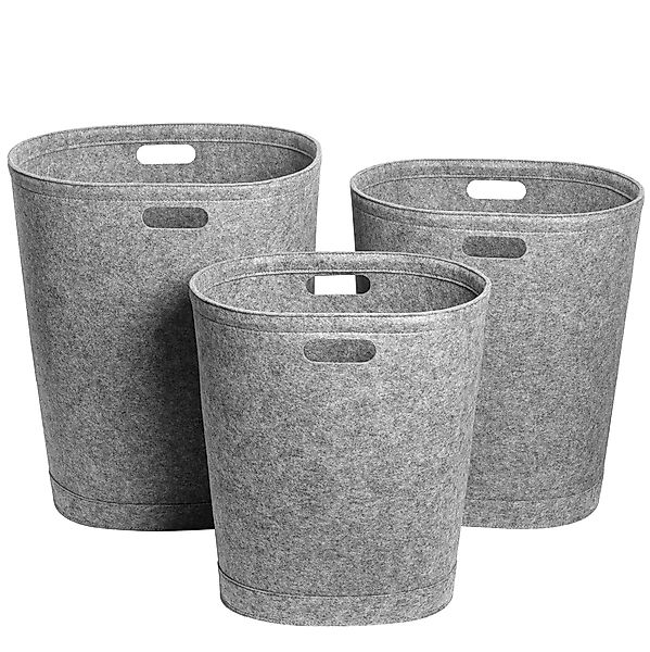 Libaro Wäschekorb 3er Set Wäschesammler 80l günstig online kaufen