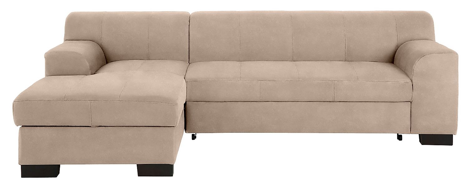 Home affaire Ecksofa "Falk klare Linien, elegant und zeitlos, L-Form", mit günstig online kaufen