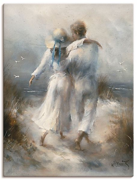 Artland Wandbild "Romantik" Paar 1 Stk. tlg. als Leinwandbild, Poster, Wand günstig online kaufen