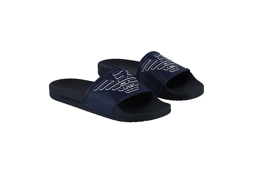 Emporio Armani Sliders navyblau Herren Badeschuh günstig online kaufen