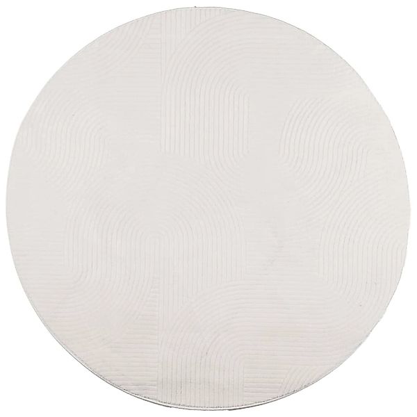 vidaXL Teppich Iza Kurzflor Skandinavischer Look Creme  80 Cm 1946961 günstig online kaufen