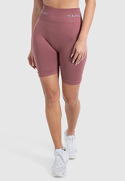 Smilodox Shorts Azura, Seamless Booty Scrunch Radlerhose mit Schriftzug Yog günstig online kaufen