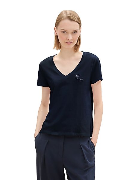 TOM TAILOR Denim V-Shirt (Packung, 2-tlg) günstig online kaufen