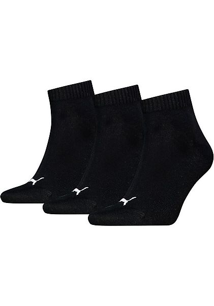 PUMA Kurzsocken PUMA UNISEX QUARTER PLAIN 3P (3-Paar, 3 Paar) Atmungsaktiv, günstig online kaufen