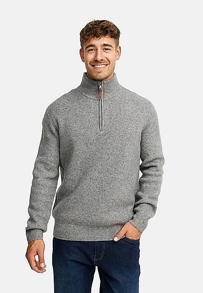 Indicode Strickpullover Herren INPeace Half Pullover Herrenpullover mit Ste günstig online kaufen