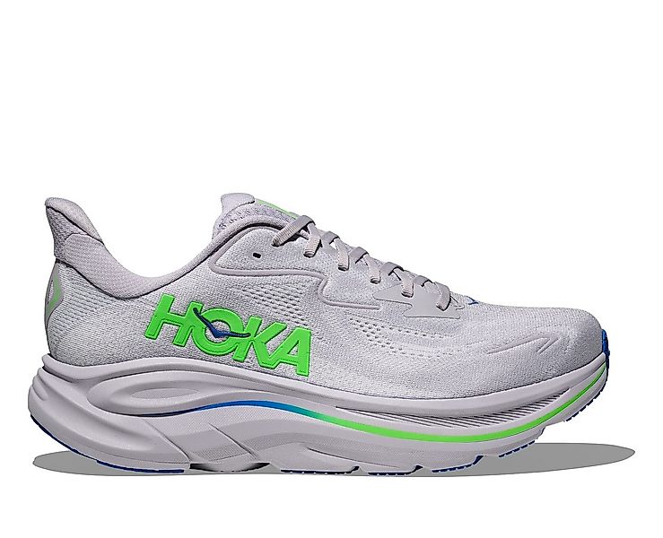 Hoka One One HOKA M CLIFTON 10 ASH GREY, NEON GREEN Laufschuh günstig online kaufen