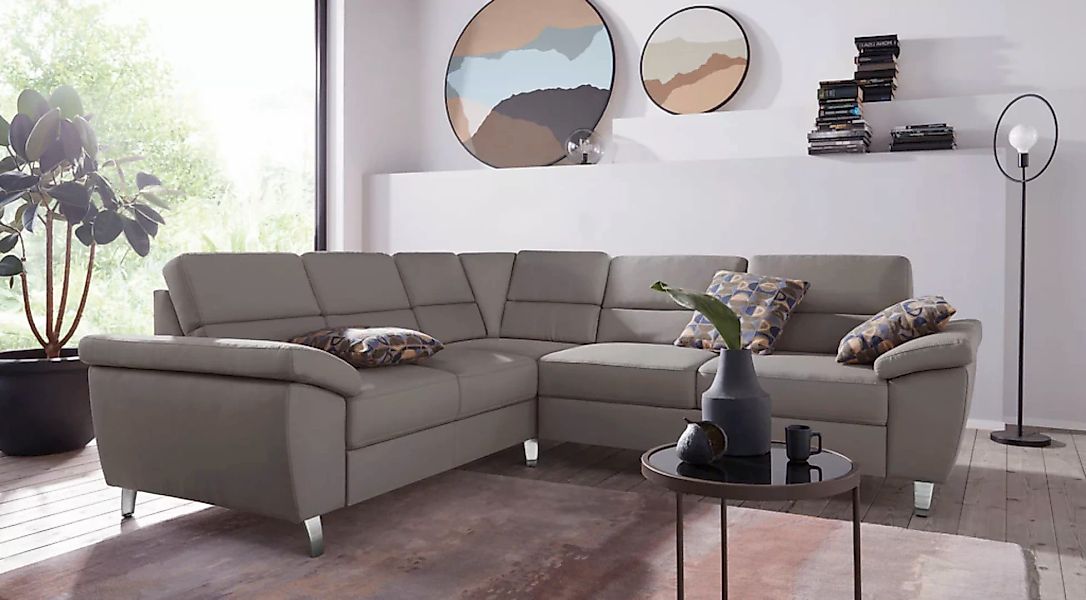 sit&more Ecksofa »Sorano L-Form«, wahlweise mit Bett- und Relaxfunktion, in günstig online kaufen