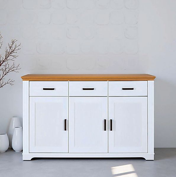 Inter Link Sideboard "Sideboard Maluno" 1 Stk. tlg. Kiefer Massiv, Soft-Clo günstig online kaufen