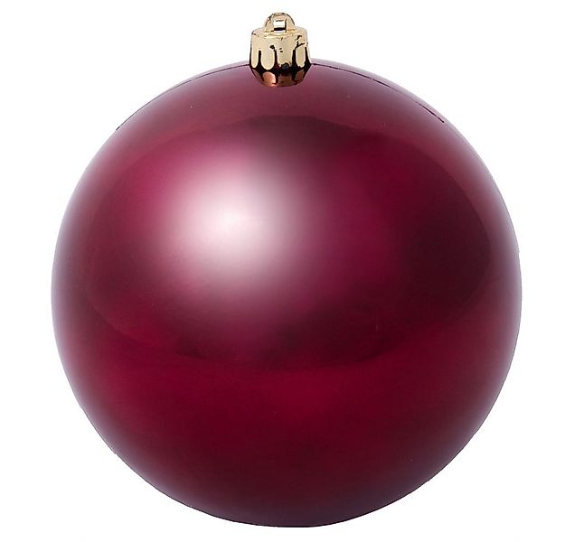 B&S Weihnachtsbaumkugel Weihnachtskugel Kunststoff Ø 25 cm bordeaux für Inn günstig online kaufen