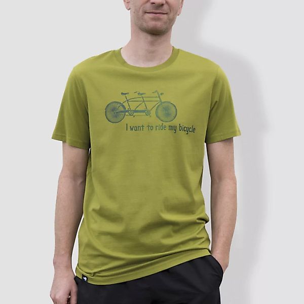 Herren T-shirt, "Tandem", Moss Green günstig online kaufen