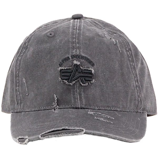 Alpha Industries  Schirmmütze Acid Logo Cap - black günstig online kaufen