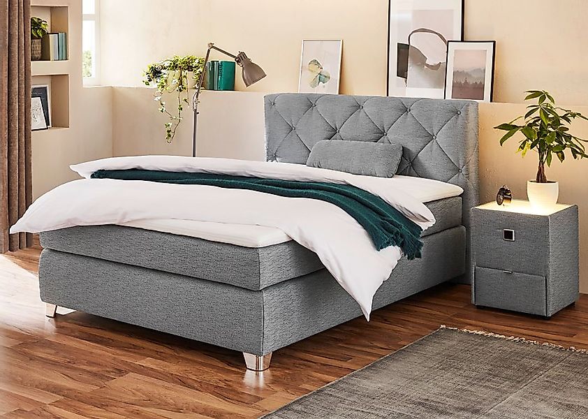 Jockenhöfer Gruppe Boxspringbett "Finja", mit Topper und Zierkissen, erhält günstig online kaufen