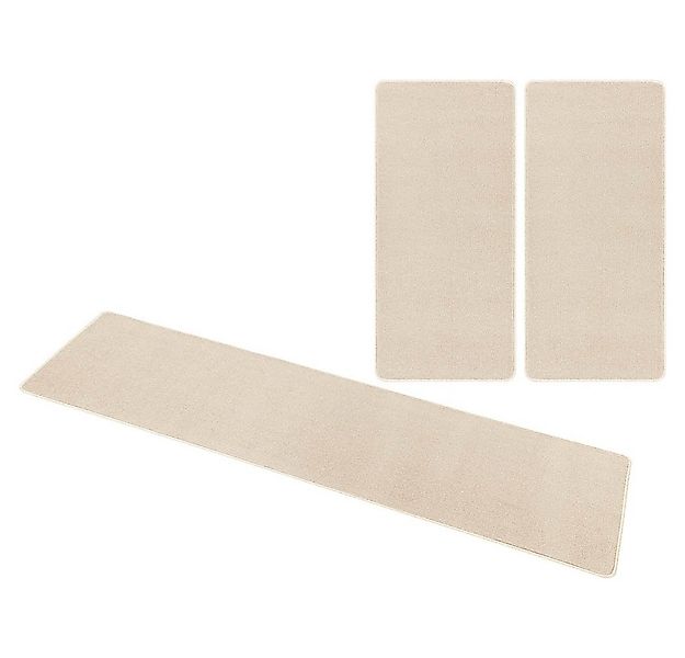HANSE Home Teppich Bettumrandung Nasty Floor Bettvorleger Set creme, Bettum günstig online kaufen