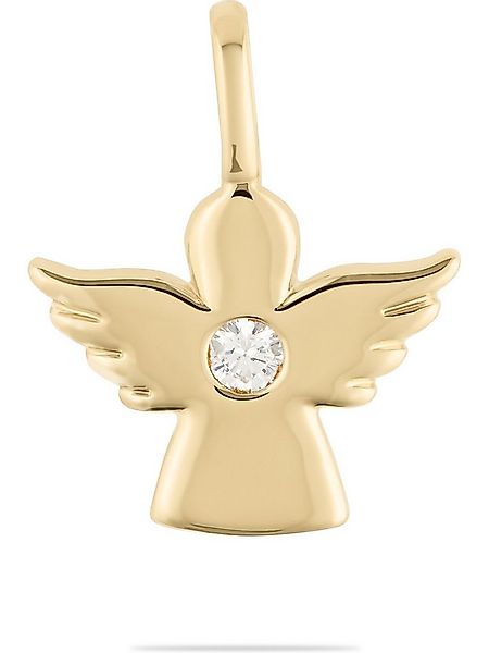 FAVS Kettenanhänger FAVS Damen-Anhänger 375er Gelbgold 1 Zirkonia günstig online kaufen