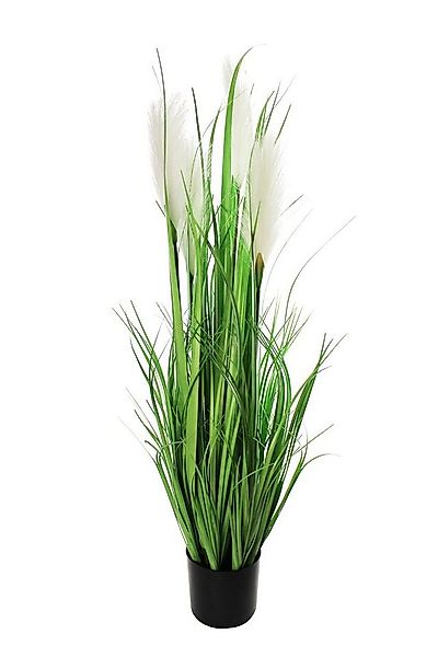 Kunstpflanze Kunstgras Dekogras 90 cm Dekopflanze Wohnzimmer Deko Pampasgra günstig online kaufen